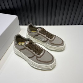 Mmy Cowhide Casual Sneakers For Men Gray