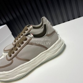 Mmy Cowhide Casual Sneakers For Men Gray