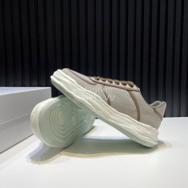 Mmy Cowhide Casual Sneakers For Men Gray