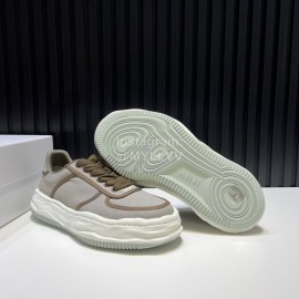 Mmy Cowhide Casual Sneakers For Men Gray