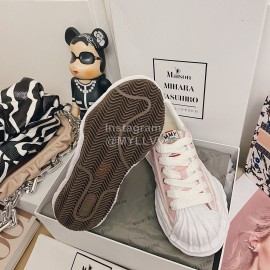 Maison Mihara Yasuhiro Fashion Shell Head Casual Shoes For Women Pink