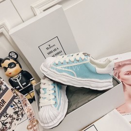 Maison Mihara Yasuhiro Fashion Shell Head Casual Shoes For Women Blue