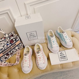 Maison Mihara Yasuhiro Fashion Shell Head Casual Shoes For Women Blue