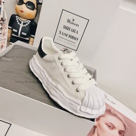 Maison Mihara Yasuhiro Fashion Shell Head Casual Shoes For Women White