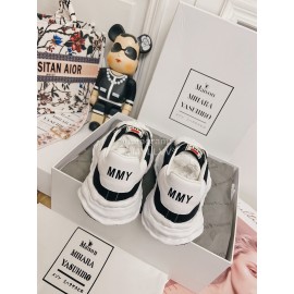 Maison Mihara Yasuhiro Fashion Shell Head Casual Shoes For Women Black