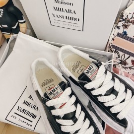 Maison Mihara Yasuhiro Fashion Calf Shell Head Casual Shoes For Women Black