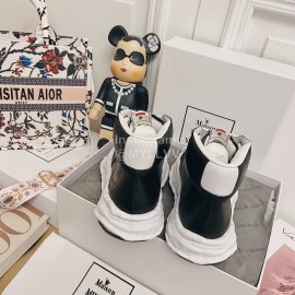 Maison Mihara Yasuhiro Fashion Shell Head High Top Casual Shoes For Women Black