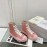 Maison Mihara Yasuhiro Fashion High Top Canvas Shoes For Women Pink