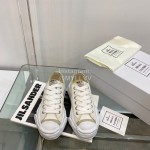 Maison Mihara Yasuhiro Fashion Casual Canvas Shoes For Women White