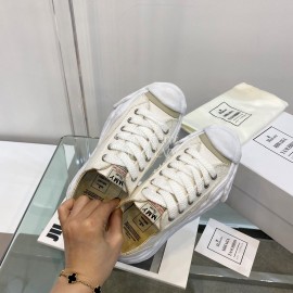 Maison Mihara Yasuhiro Fashion Casual Canvas Shoes For Women White