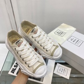 Maison Mihara Yasuhiro Fashion Casual Canvas Shoes For Women White