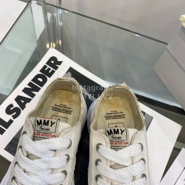 Maison Mihara Yasuhiro Fashion Casual Canvas Shoes For Women White