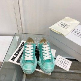 Maison Mihara Yasuhiro Fashion Casual Canvas Shoes For Women Green