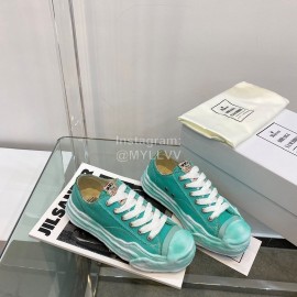 Maison Mihara Yasuhiro Fashion Casual Canvas Shoes For Women Green