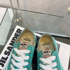 Maison Mihara Yasuhiro Fashion Casual Canvas Shoes For Women Green