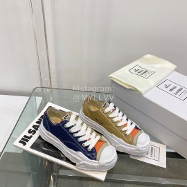 Maison Mihara Yasuhiro Fashion Casual Canvas Shoes For Women Blue