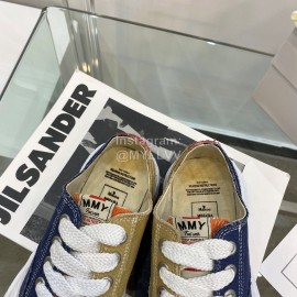 Maison Mihara Yasuhiro Fashion Casual Canvas Shoes For Women Blue