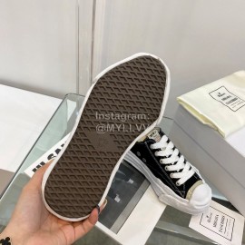 Maison Mihara Yasuhiro Fashion Casual Canvas Shoes For Women Black