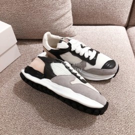 Maison Mihara Yasuhiro Retro Casual Thick Soles Sneakers White