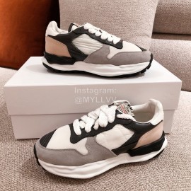 Maison Mihara Yasuhiro Retro Casual Thick Soles Sneakers White