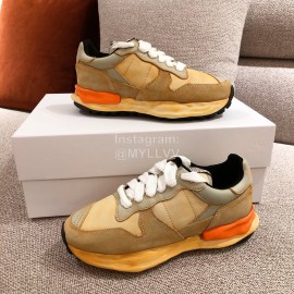 Maison Mihara Yasuhiro Retro Casual Thick Soles Sneakers Orange