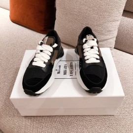 Maison Mihara Yasuhiro Retro Casual Thick Soles Sneakers Black