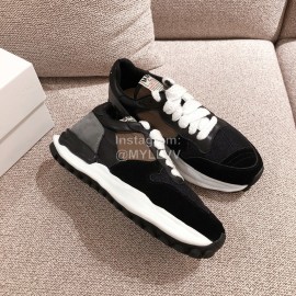 Maison Mihara Yasuhiro Retro Casual Thick Soles Sneakers Black