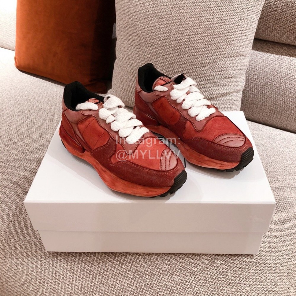 Maison Mihara Yasuhiro Retro Casual Thick Soles Sneakers Red