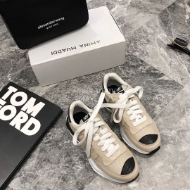 Maison Mihara Yasuhiro Autumn Winter Retro Casual Sneakers Beige