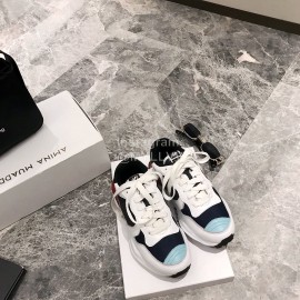 Maison Mihara Yasuhiro Autumn Winter Retro Casual Sneakers White