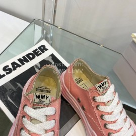 Maison Mihara Yasuhiro Fashion Casual Canvas Shoes For Women Pink