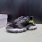 Moncler Autumn Winter Leather Mesh Sneakers For Men And Women Black