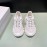 Moncler Autumn Winter Leather Mesh Sneakers For Men And Women White
