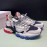 Moncler Cowhide Mesh Sneakers For Men And Women Navy