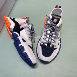 Moncler Cowhide Mesh Sneakers For Men And Women