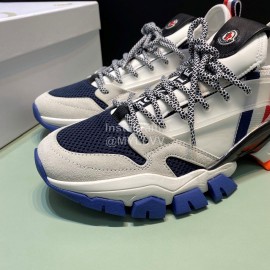 Moncler Cowhide Mesh Sneakers For Men And Women