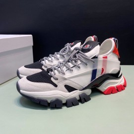 Moncler New Cowhide Mesh Sneakers For Men And Women