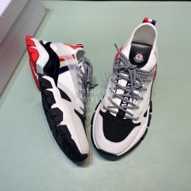 Moncler New Cowhide Mesh Sneakers For Men And Women