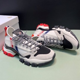 Moncler New Cowhide Mesh Sneakers For Men And Women