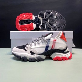 Moncler New Cowhide Mesh Sneakers For Men And Women