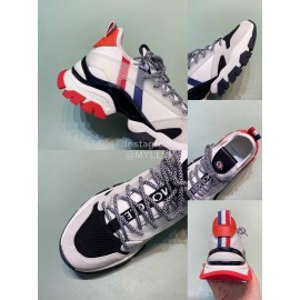 Moncler New Cowhide Mesh Sneakers For Men And Women