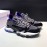 Moncler Cowhide Mesh Sneakers For Men And Women Black