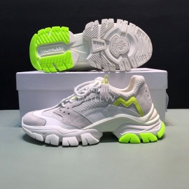 Moncler Cowhide Mesh Sneakers For Men And Women Yellow