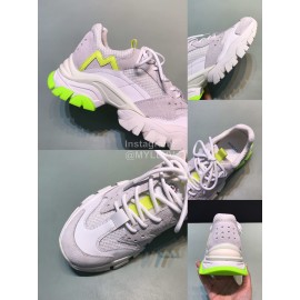 Moncler Cowhide Mesh Sneakers For Men And Women Yellow