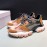 Moncler Cowhide Mesh Sneakers For Men And Women Brown