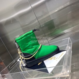 Moncler Waterproof Climbing Buckle Lock Crimson Pull Rope Wool Boots For Women Green