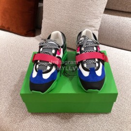 Moschino Color Matching Thick Soles Sneakers For Women Blue