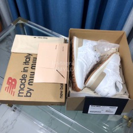 New Balance Miumiu Denim Sneakers For Women White