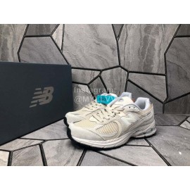 New Balance Mesh Sneakers For Men And Women Beige