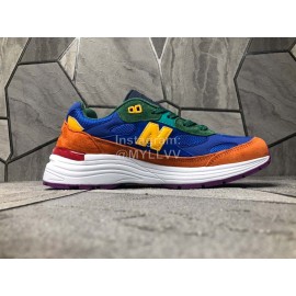 New Balance Mesh Sportshoes For Men And Women Blue Green